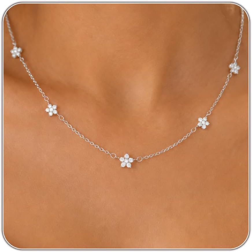 ZELVORA™ Cubic Zirconia Station Necklace