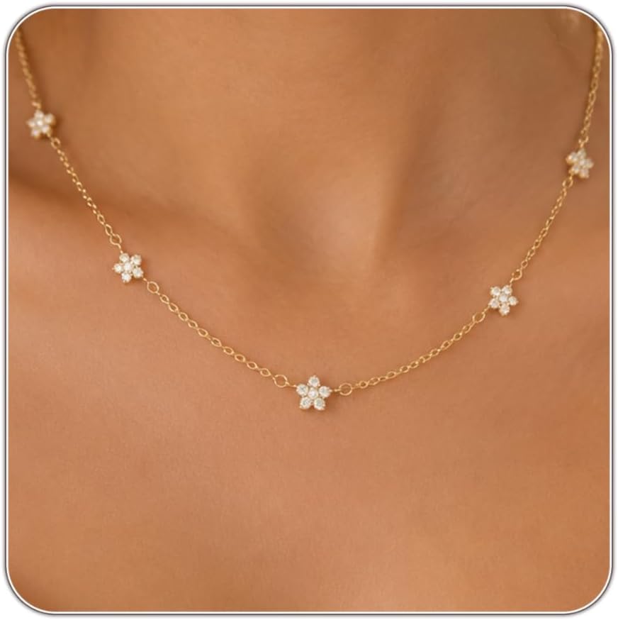 ZELVORA™ Cubic Zirconia Station Necklace