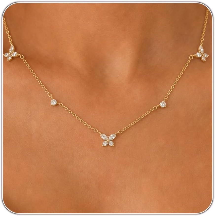 ZELVORA™ Cubic Zirconia Station Necklace