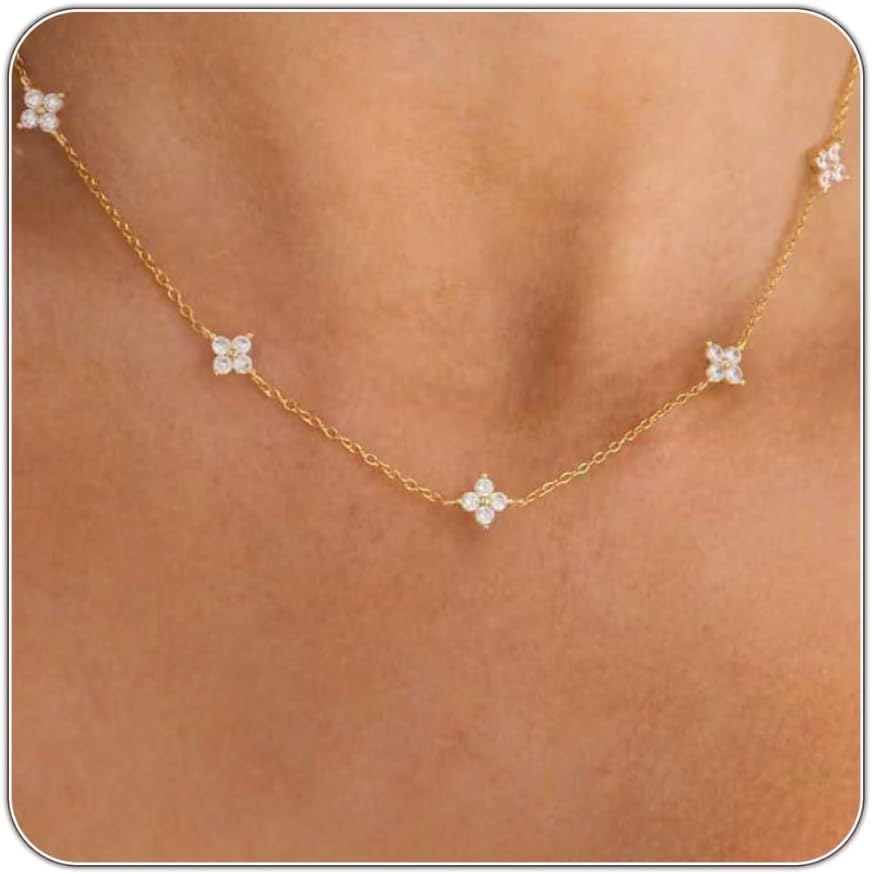 ZELVORA™ Cubic Zirconia Station Necklace