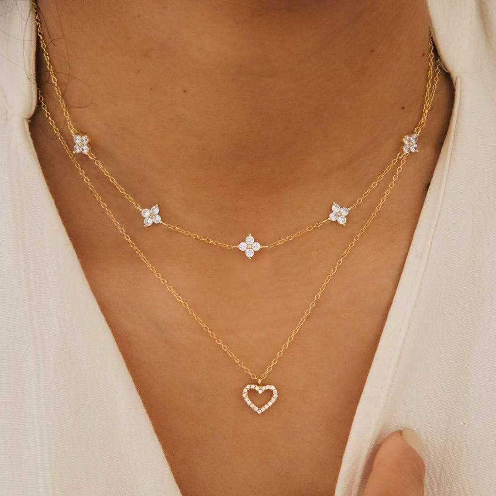ZELVORA™ Cubic Zirconia Station Necklace
