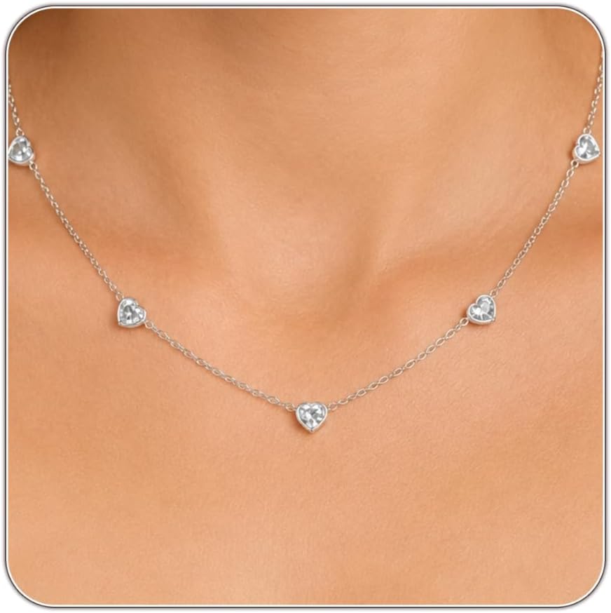 ZELVORA™ Cubic Zirconia Station Necklace