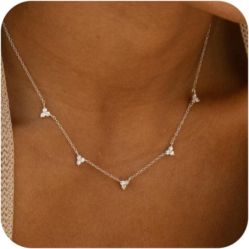 ZELVORA™ Cubic Zirconia Station Necklace