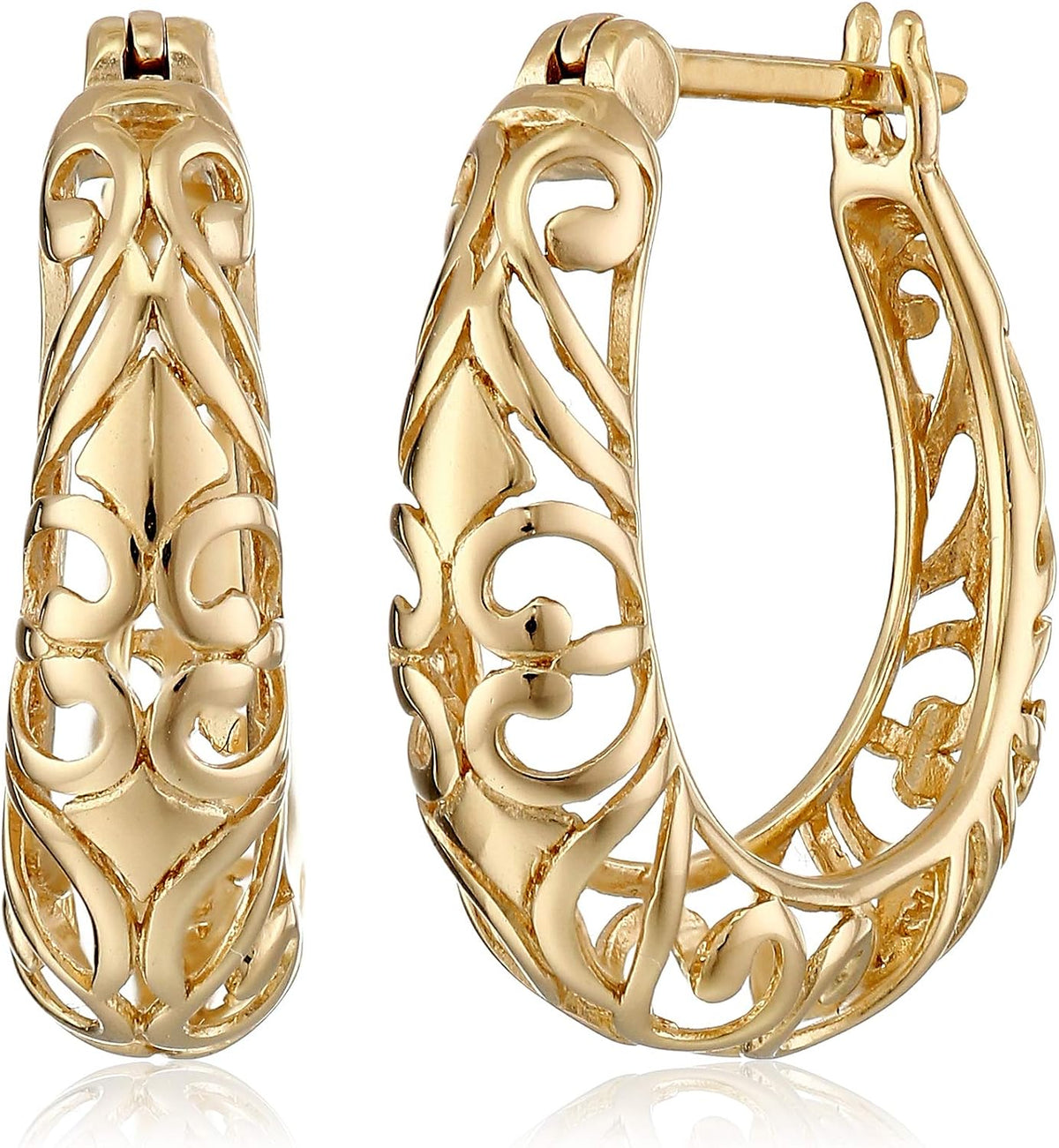 VELNIRA™ Filigree Hoop Earrings